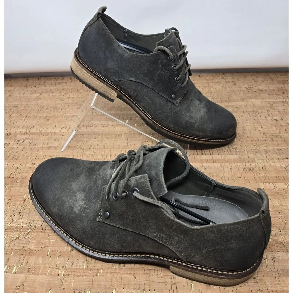 Ecco Kenton Shoes‎ Mens 7-7.5 EU41 Dress Office Casual Tarmac